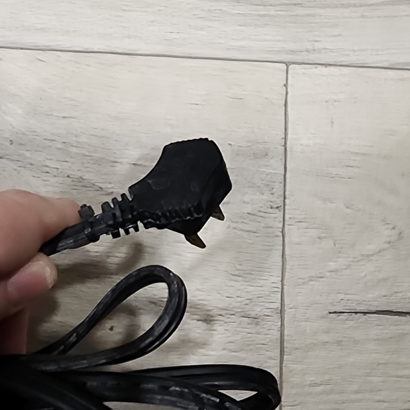 Three - 6 Foot Power Cords - White, Brown, Black - Picture 10 of 10